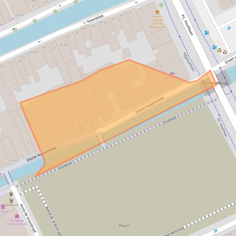 Kaart van postcodegebied 3142GC.