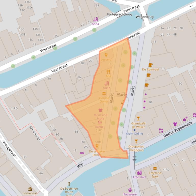 Kaart van postcodegebied 3142GE.