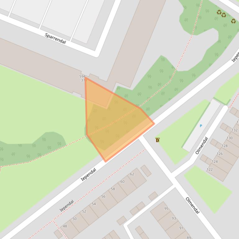 Kaart van postcodegebied 3142LT.