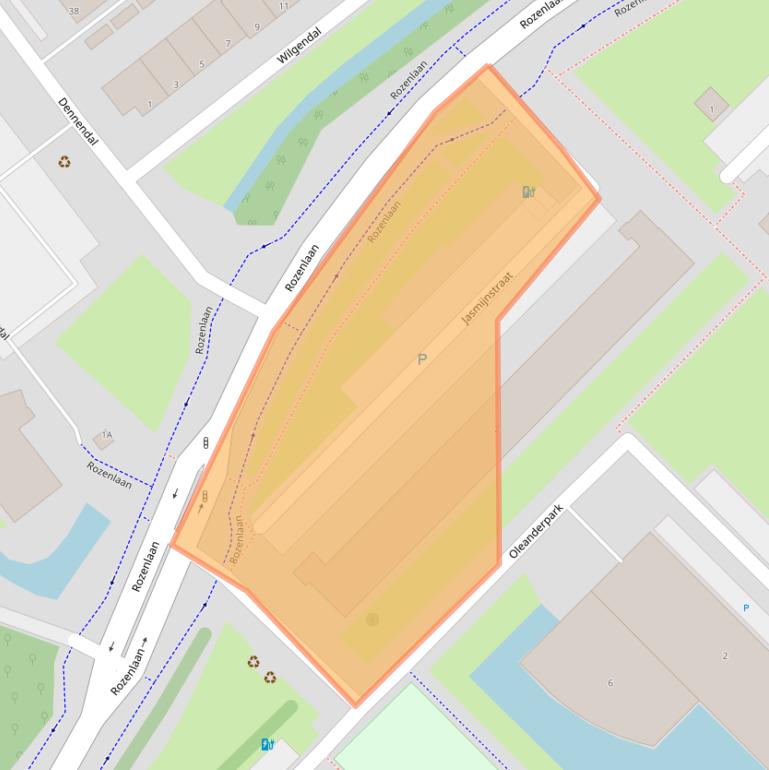 Kaart van postcodegebied 3142NB.