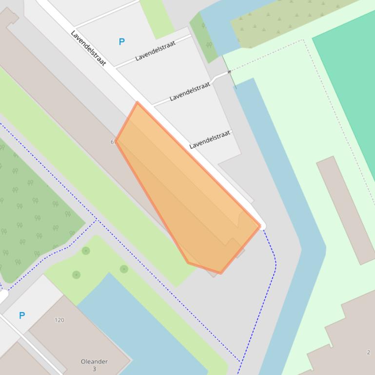 Kaart van postcodegebied 3142NE.