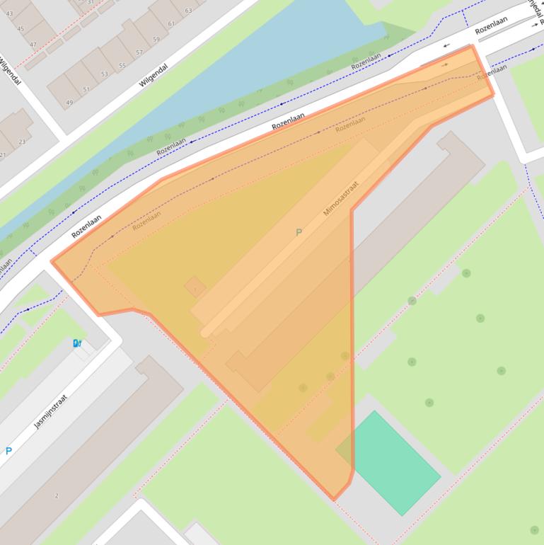 Kaart van postcodegebied 3142NH.