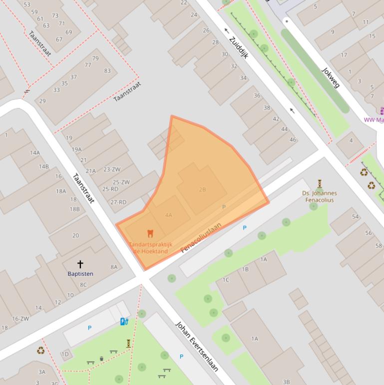 Kaart van postcodegebied 3143AC.