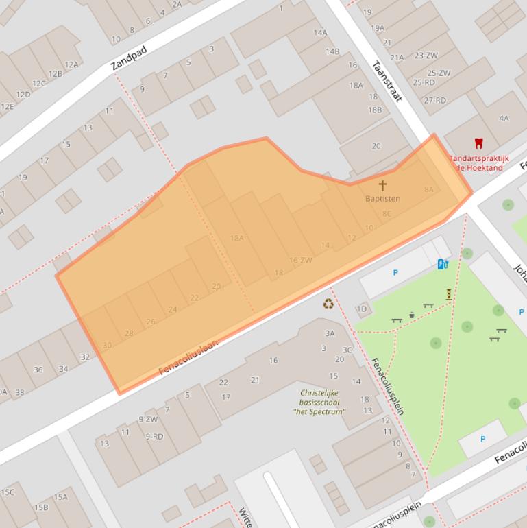 Kaart van postcodegebied 3143AD.