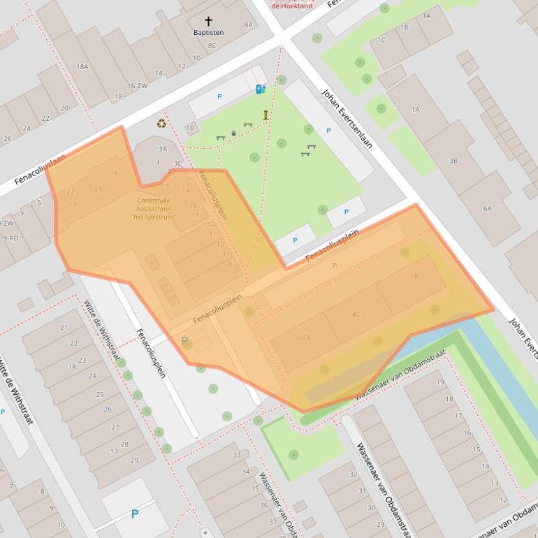 Kaart van postcodegebied 3143AG.