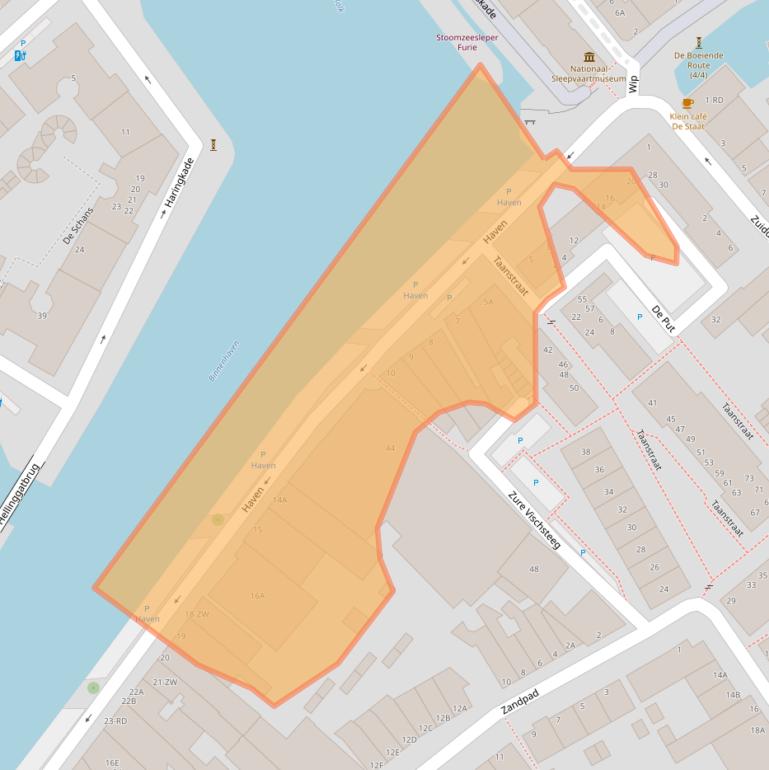 Kaart van postcodegebied 3143BB.