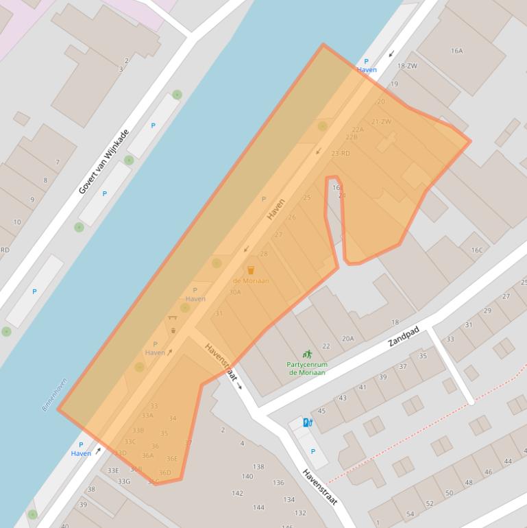 Kaart van postcodegebied 3143BC.