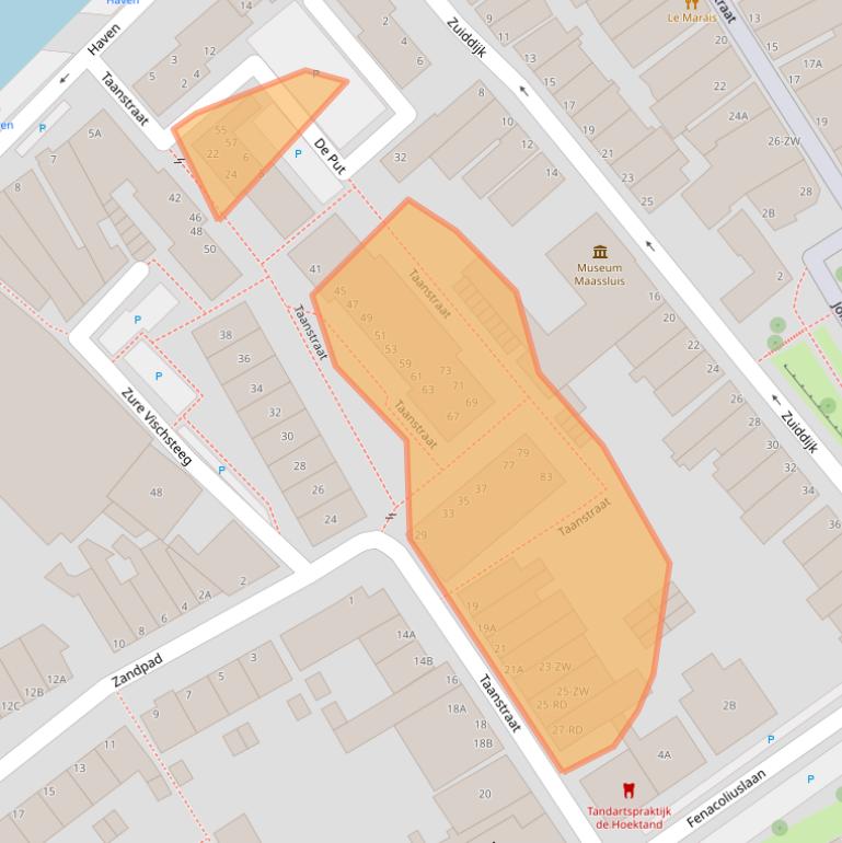 Kaart van postcodegebied 3143BG.