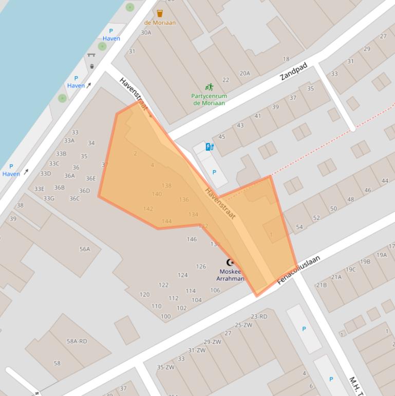 Kaart van postcodegebied 3143BL.