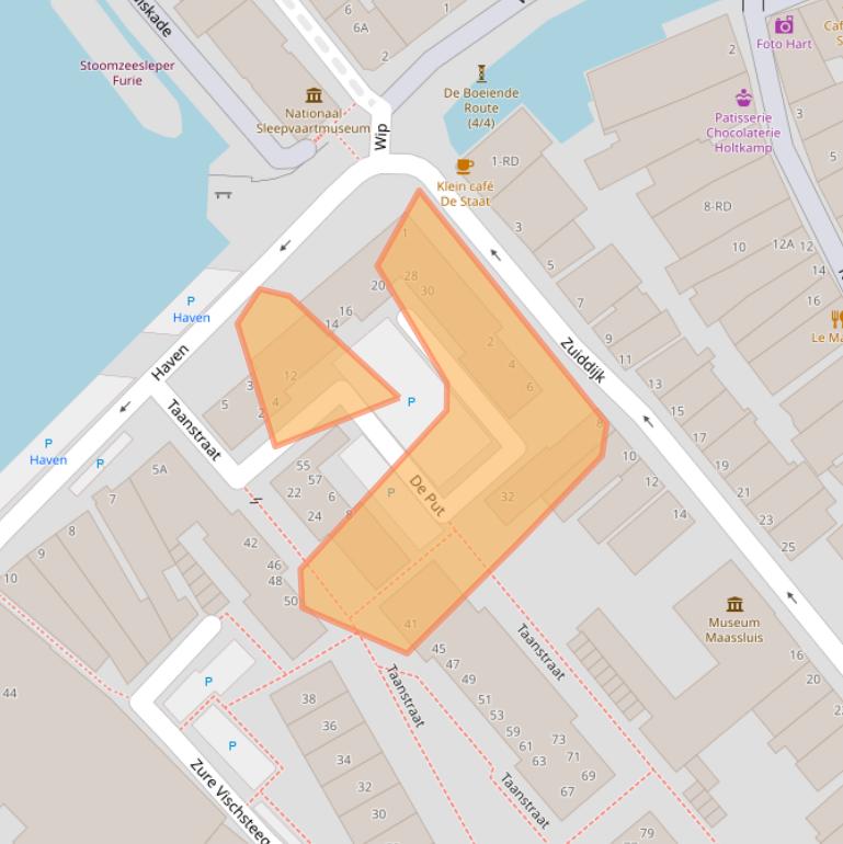 Kaart van postcodegebied 3143BN.