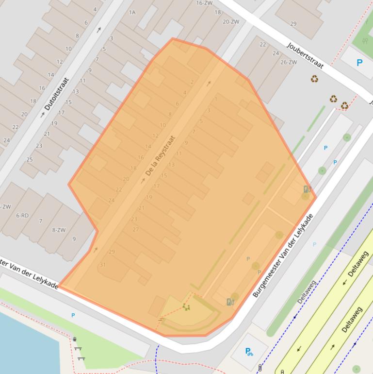 Kaart van postcodegebied 3143CG.