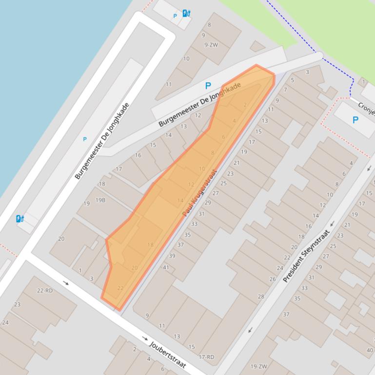 Kaart van postcodegebied 3143CP.