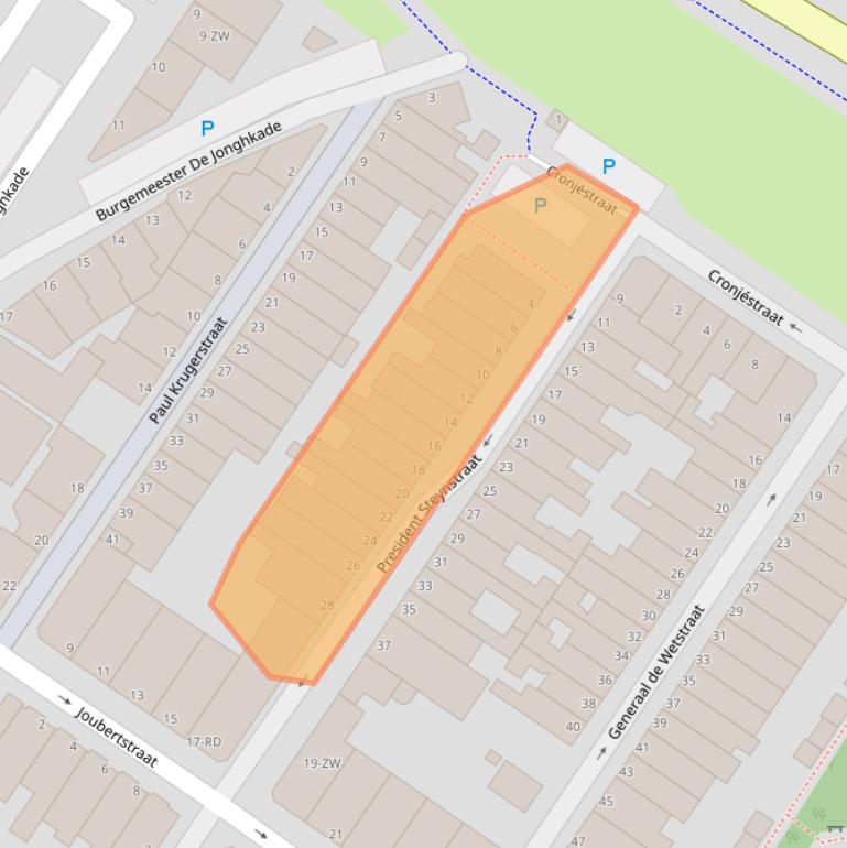 Kaart van postcodegebied 3143CS.