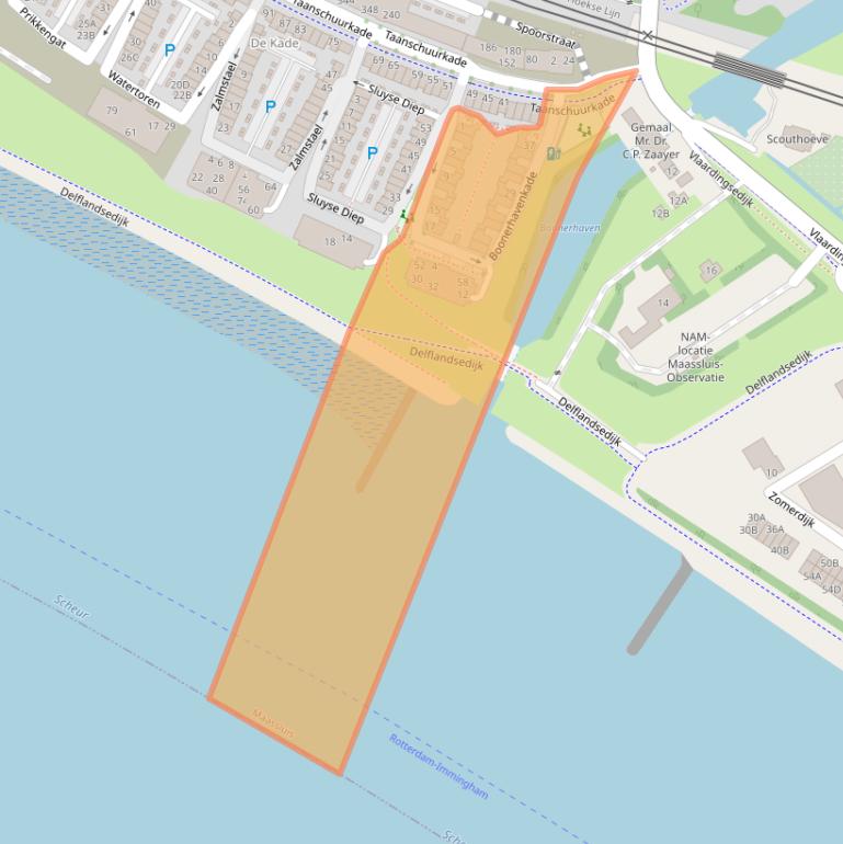 Kaart van postcodegebied 3143DC.