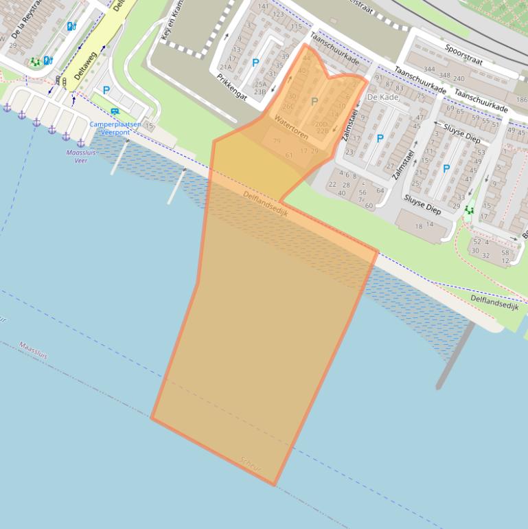 Kaart van postcodegebied 3143DE.