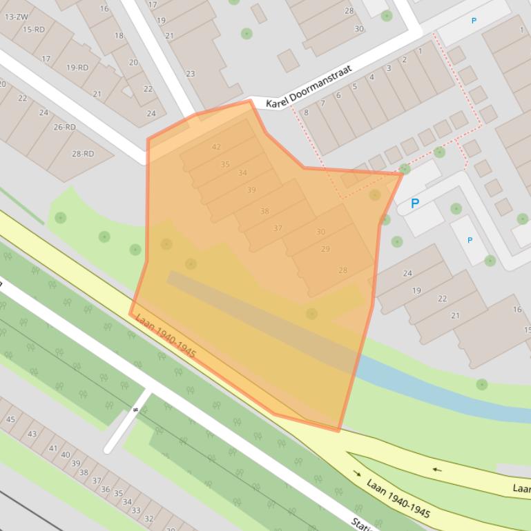 Kaart van postcodegebied 3143KH.