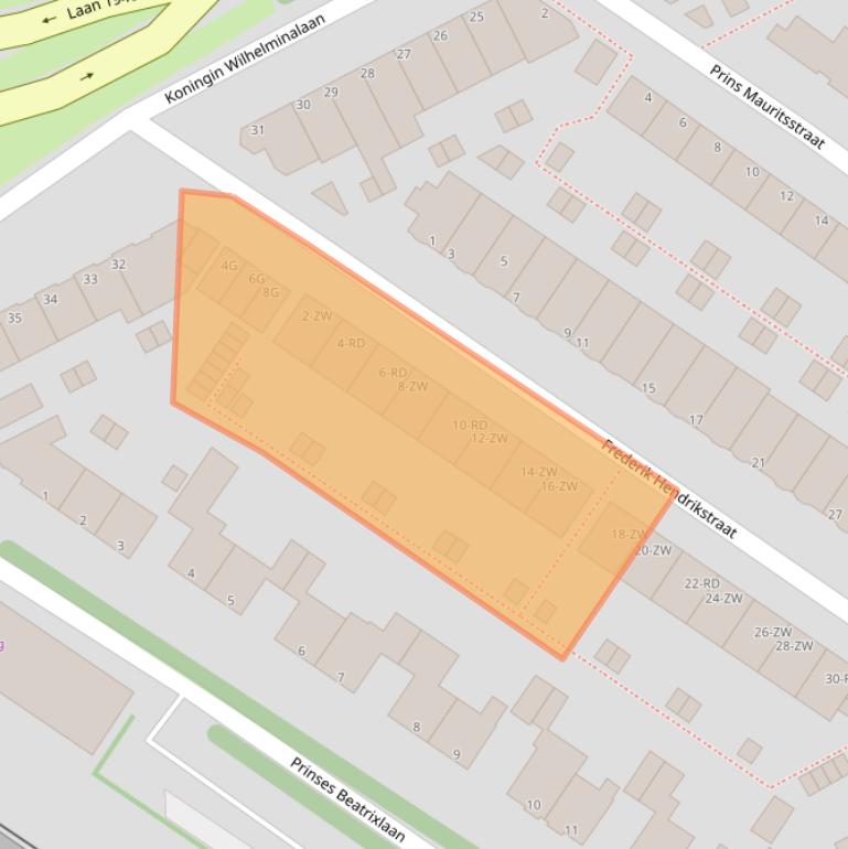 Kaart van postcodegebied 3143LC.