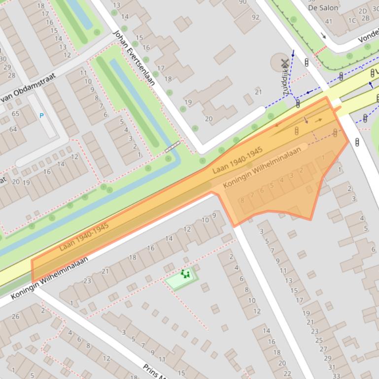 Kaart van postcodegebied 3143LG.