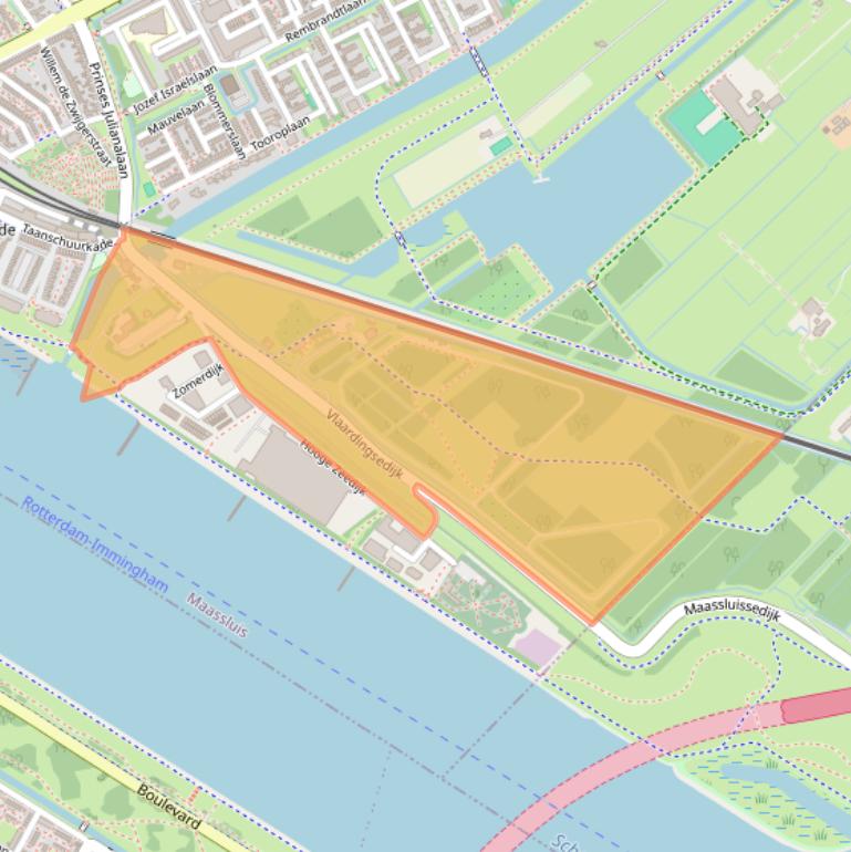 Kaart van postcodegebied 3143LN.