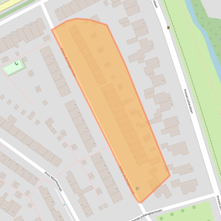 Kaart van postcodegebied 3143LP.