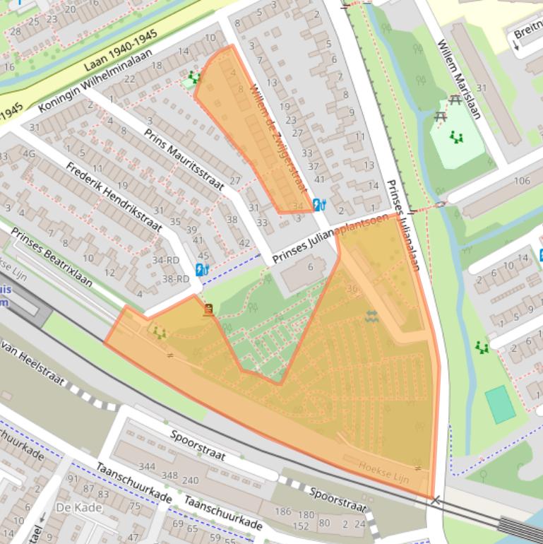 Kaart van postcodegebied 3143LR.