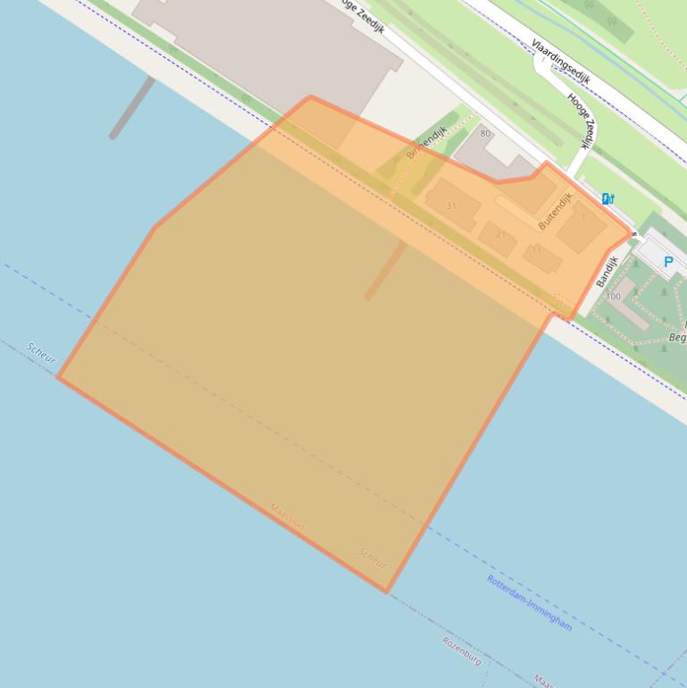 Kaart van postcodegebied 3143LV.