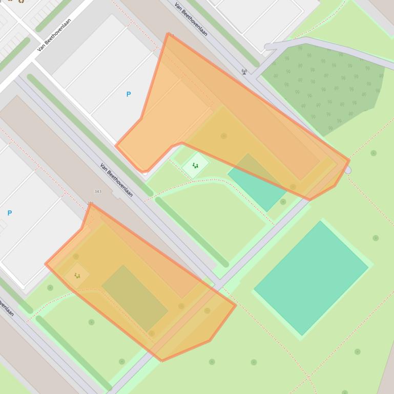 Kaart van postcodegebied 3144AE.