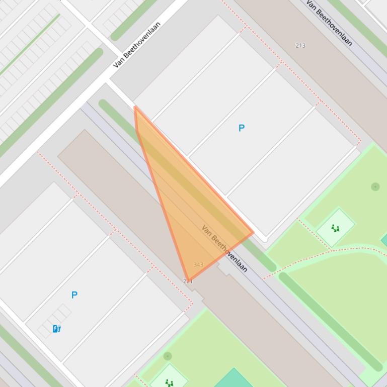 Kaart van postcodegebied 3144AH.