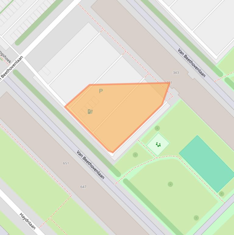 Kaart van postcodegebied 3144AK.