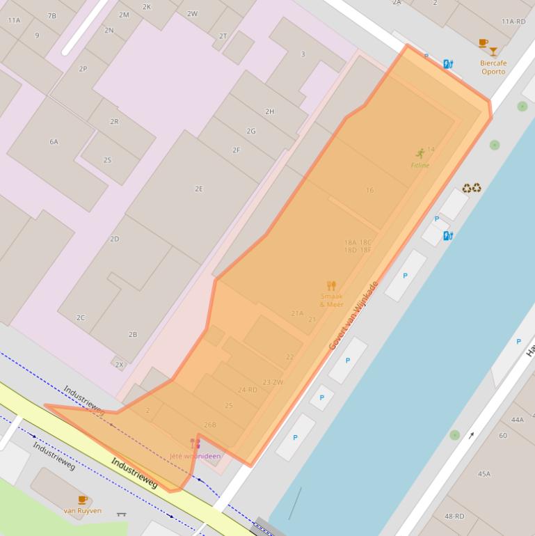 Kaart van postcodegebied 3144EE.