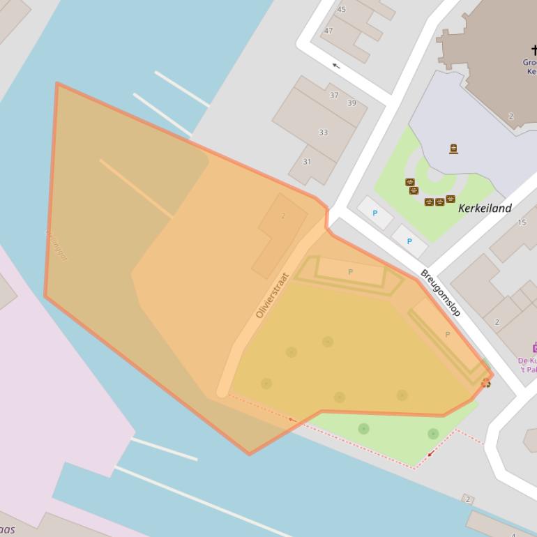 Kaart van postcodegebied 3144EL.