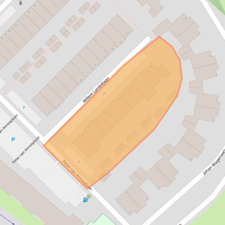 Kaart van postcodegebied 3144LH.