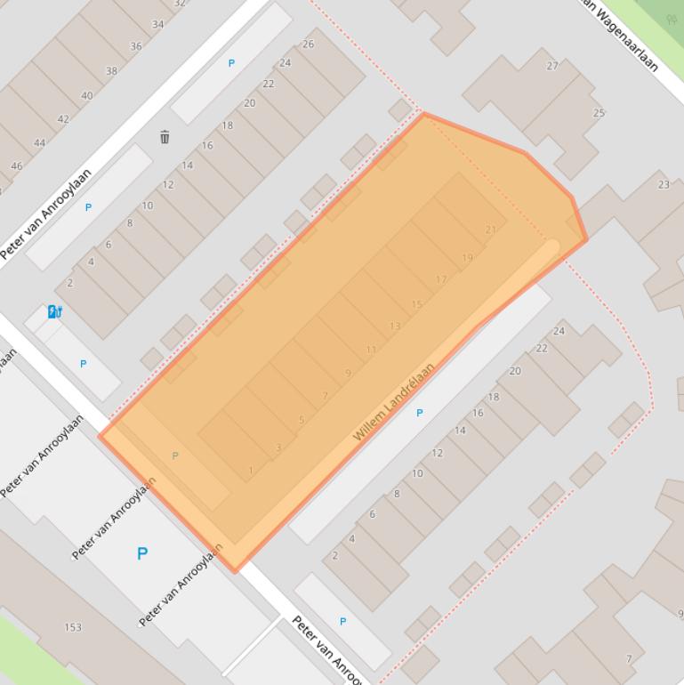 Kaart van postcodegebied 3144LJ.