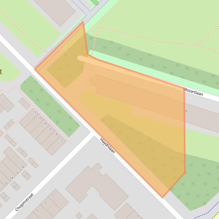 Kaart van postcodegebied 3144NG.