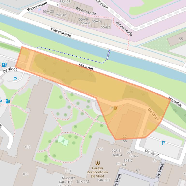 Kaart van postcodegebied 3144PA.