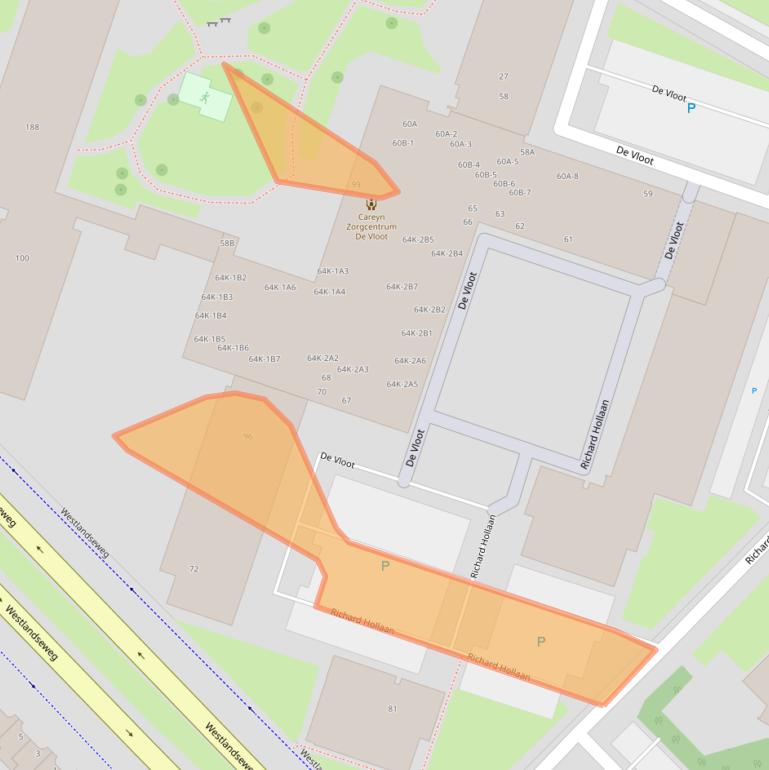 Kaart van postcodegebied 3144PD.