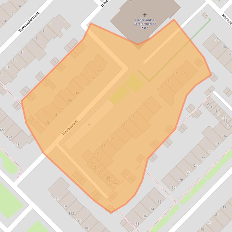 Kaart van postcodegebied 3145AE.