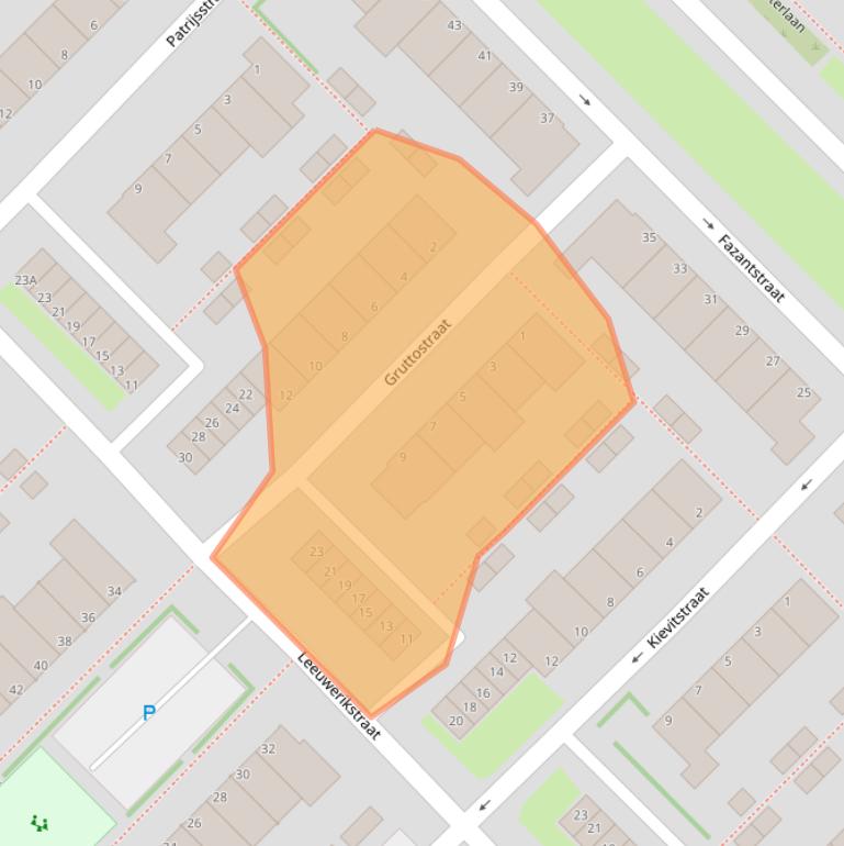 Kaart van postcodegebied 3145CB.