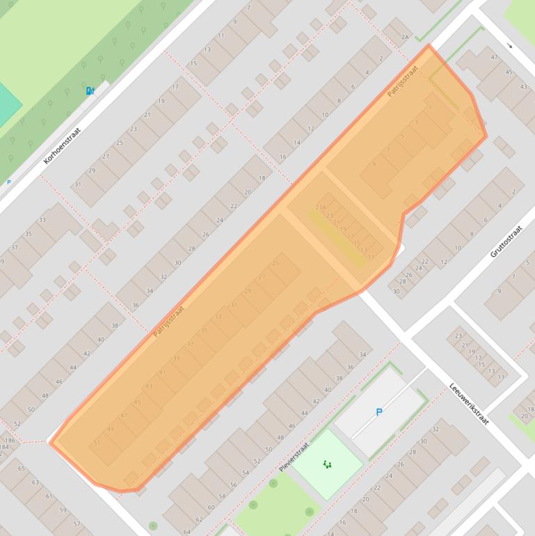 Kaart van postcodegebied 3145CN.