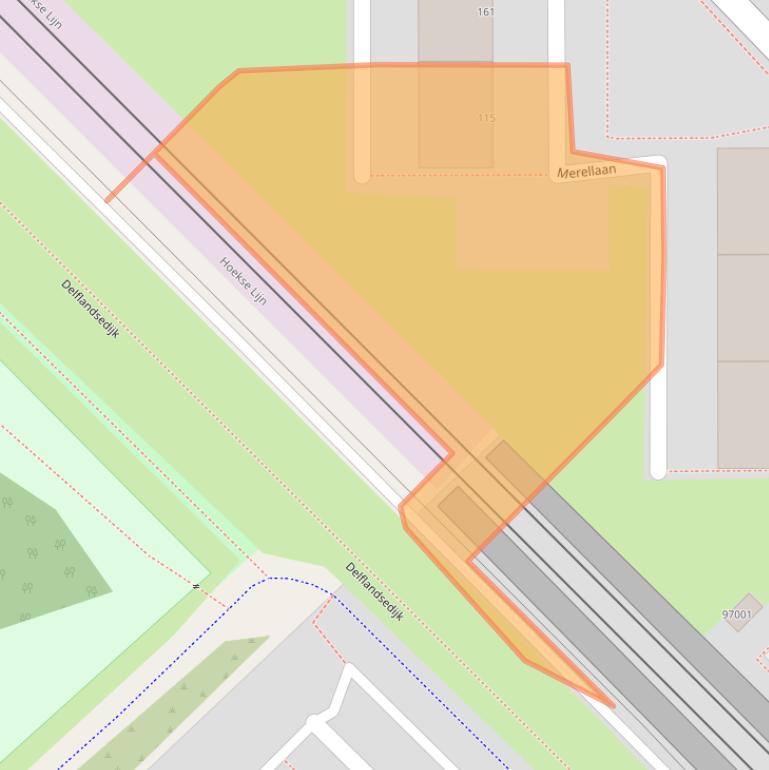 Kaart van postcodegebied 3145ED.