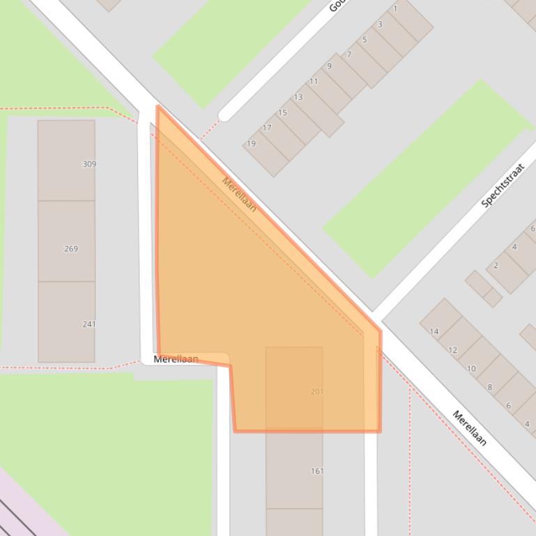 Kaart van postcodegebied 3145EG.