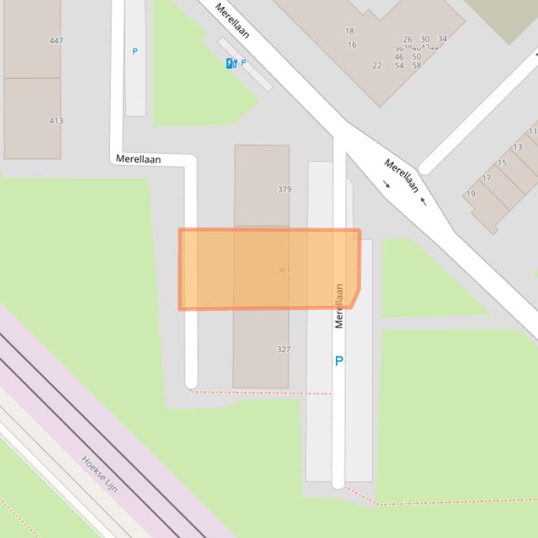 Kaart van postcodegebied 3145EM.