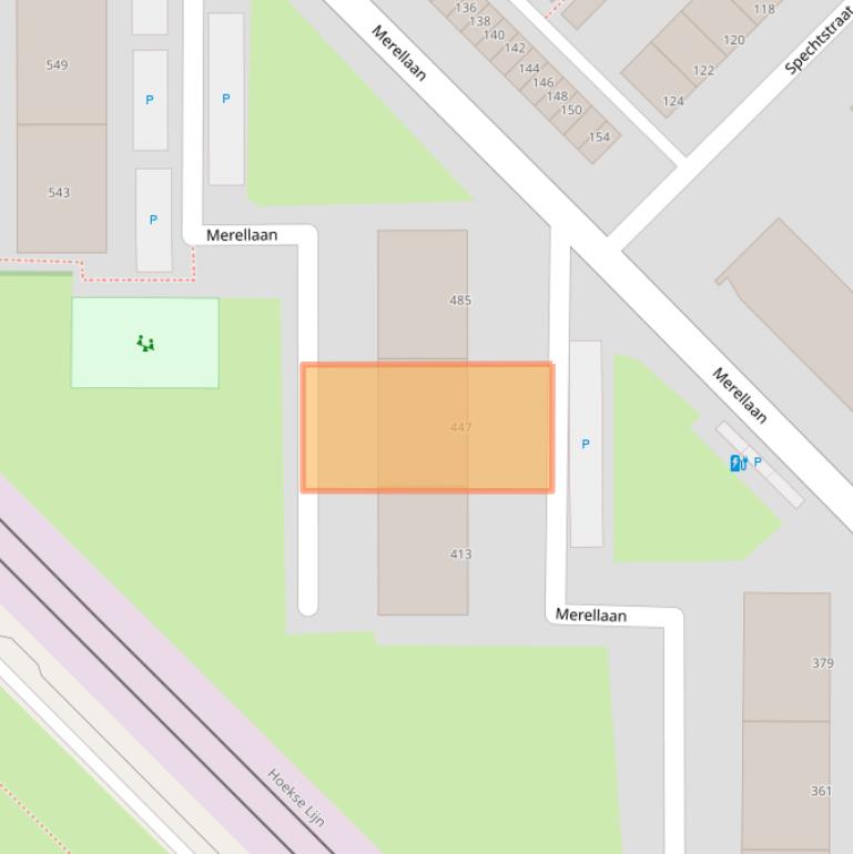 Kaart van postcodegebied 3145ER.