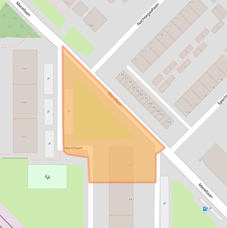 Kaart van postcodegebied 3145ES.