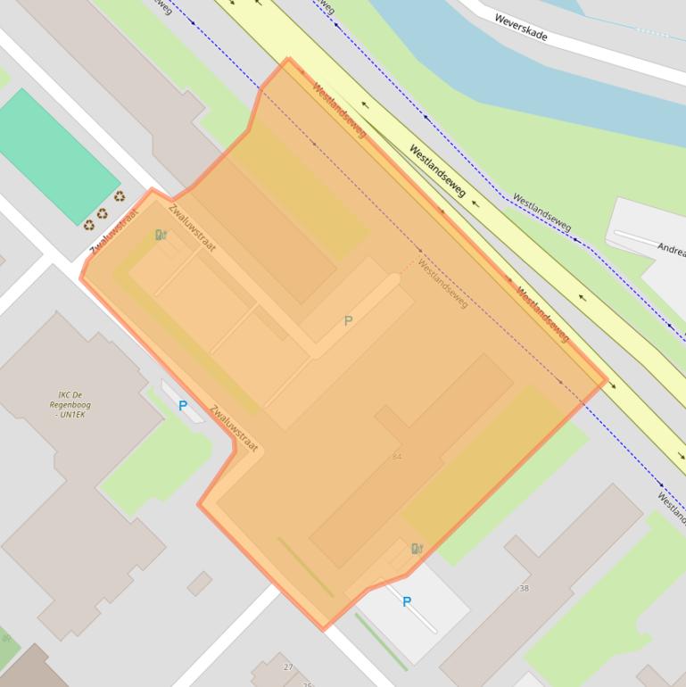 Kaart van postcodegebied 3145LG.