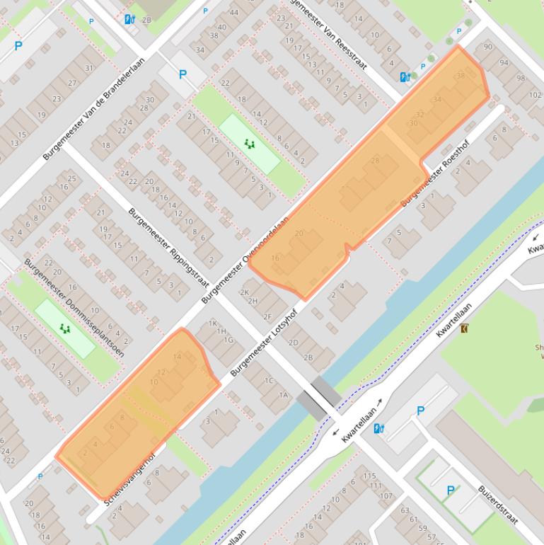 Kaart van postcodegebied 3145MK.