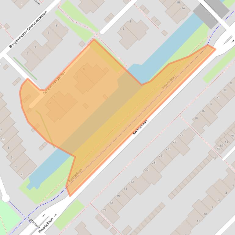 Kaart van postcodegebied 3145ML.