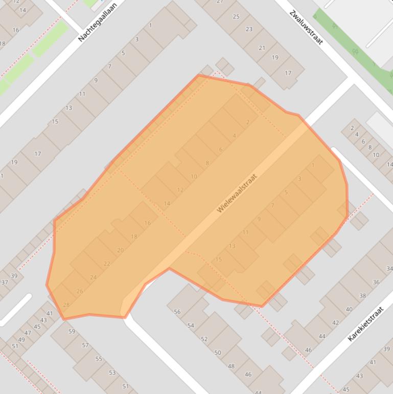 Kaart van postcodegebied 3145NE.