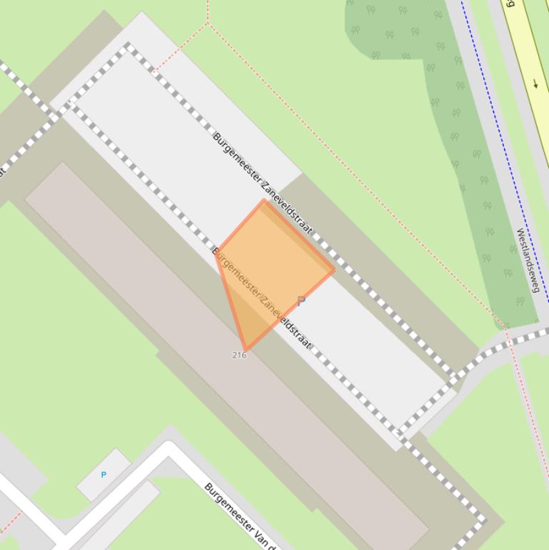 Kaart van postcodegebied 3145RH.