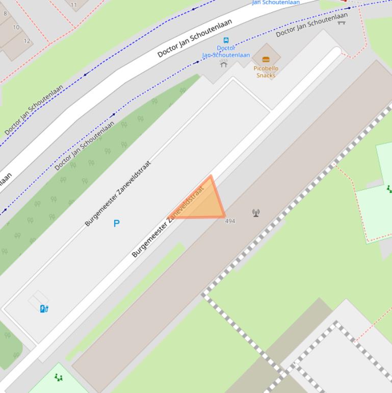 Kaart van postcodegebied 3145RM.